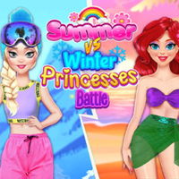 Summer vs Winter Princesses Battle