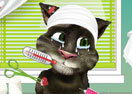 Talking Tom after injury