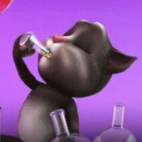 Talking Tom in Laboratory