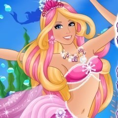 Viste a Barbie La Sirena - Juega gratis online en 