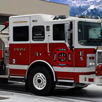 Winter Firefighters Truck I